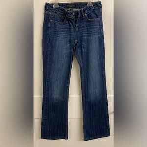 Banana Republic - BootCut-Rear Flap Pocket-Dark Washed- Mid Rise Jeans - Size 4